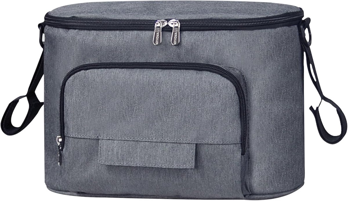 SnelShoppen - Stroller Organiser, Universele Multifunctionele Tas, Waterdichte Opbergzak met Bevestiging, Verstelbare Schouderriemen, Buggy Organizer,