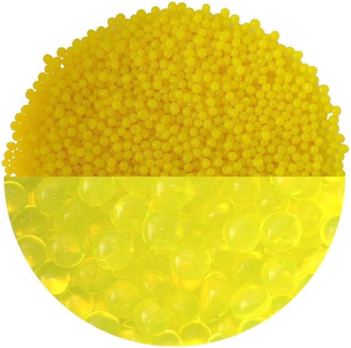 SnelShoppen - Water Retaining Deco Granules Geel 100g - Decoratie voor Bloemen en Planten - 10 Liter - Biologisch Afbreekbaar - Voor Feesten en Thuis