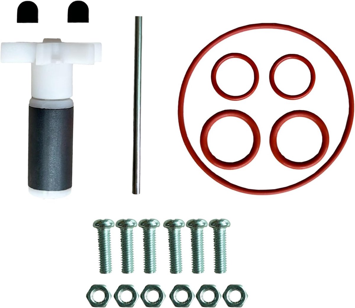SnelShoppen - Hot Tub Pump Rotor loopwiel #P4071, E02 Reparatieset Waterpomp voor Lay-Z-Spa - Impeller, Transmissie Assen, Afdichting en O-ringen