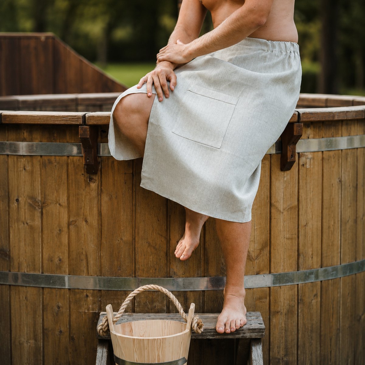 Saunastrijder Sauna handdoek Heren thumbnail 3