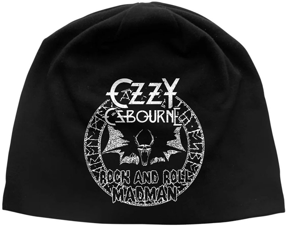 Ozzy Osbourne - Rock N Roll Madman JD Print Beanie Muts - Zwart