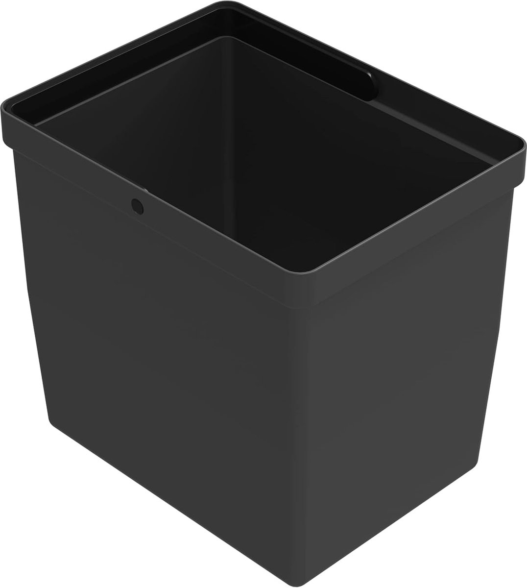 SnelShoppen - 16L Afvalbak Eco van Gerecycled Materiaal | 23x30.5x28.5 cm | Ideaal voor Keuken en Afval Scheiden | Grijs