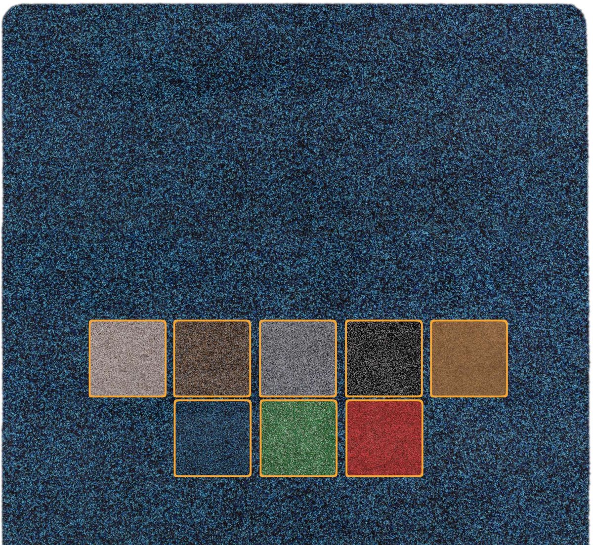 ANRO Deurmat Blauw 120x80cm – Schoonloopmat Antislip Wasbaar Voordeur Hal Binnen & Buiten Op Maat