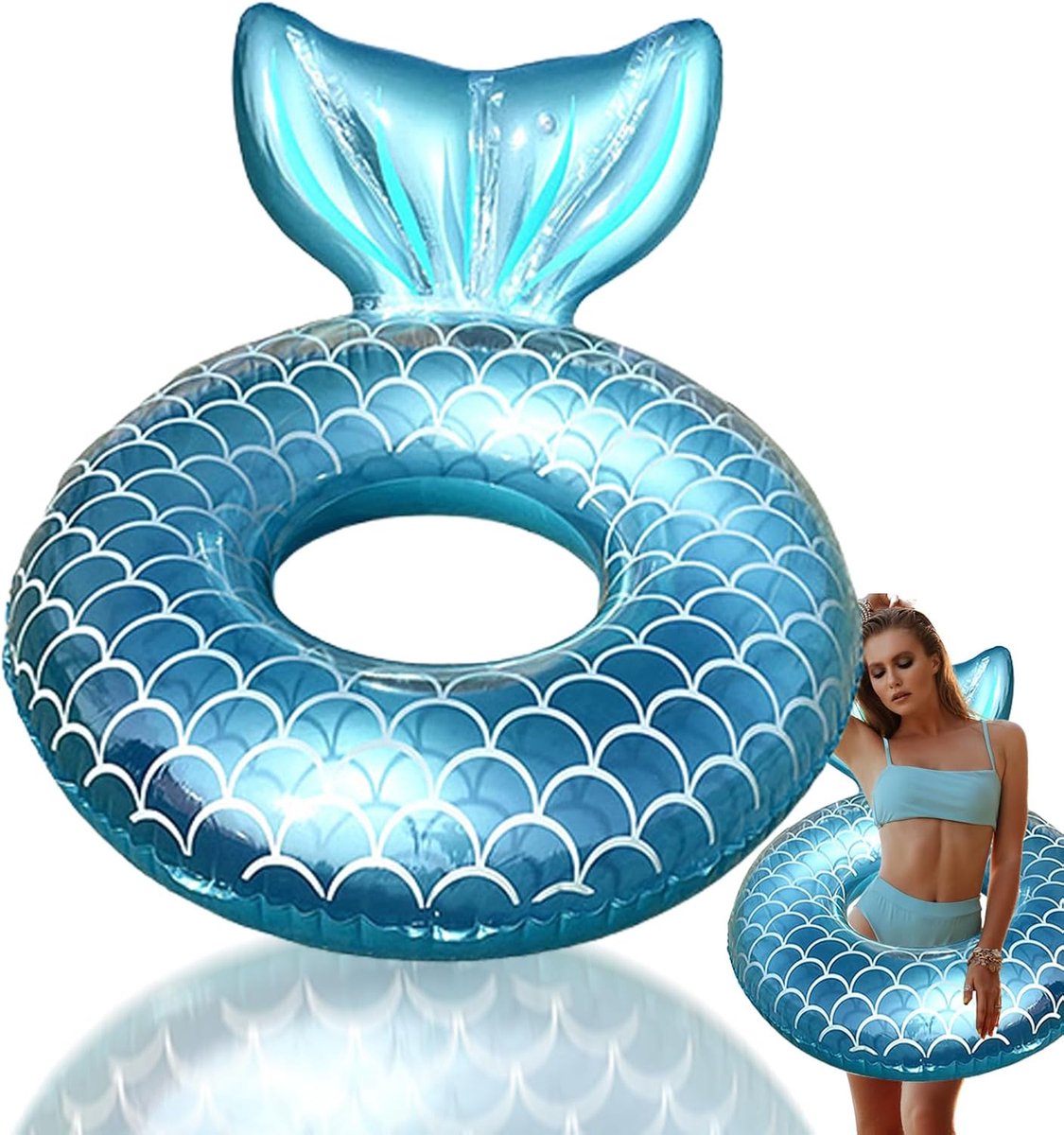SnelShoppen - Opblaasbare Zwemring in Hartvorm voor Kinderen en Volwassenen - Veilige PVC, Niet-Toxisch, Perfect voor Zwembad, Strand, Feest, Camping