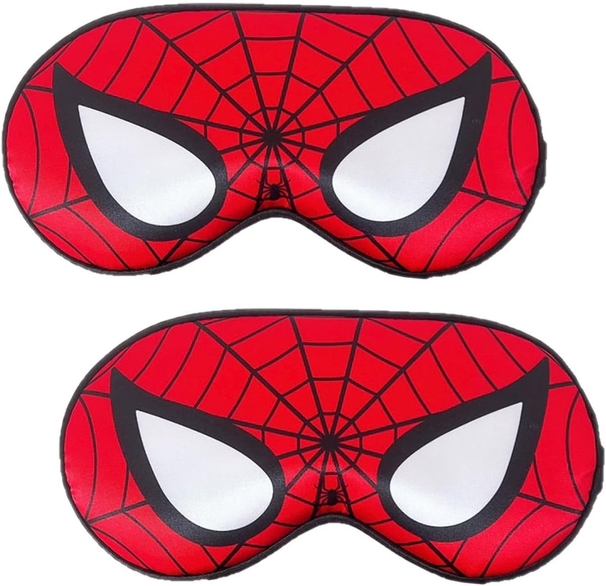 SnelShoppen - 2 Stuks Kinderen Slaapmasker - Zijden Manta Slaapbril - Cartoon Blindfold - Zacht en Huidvriendelijk - Verstelbaar voor Verbeterde Slaap