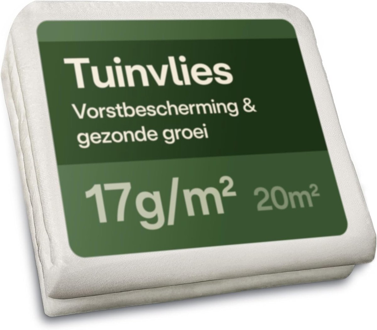 SnelShoppen - Growth Fleece voor Planten 17 g/m² - 20 m² (2x10 m) - Ademend Beschermdoek tegen Vorst, Ongedierte en Onkruid - Waterdoorlatend en UV-be