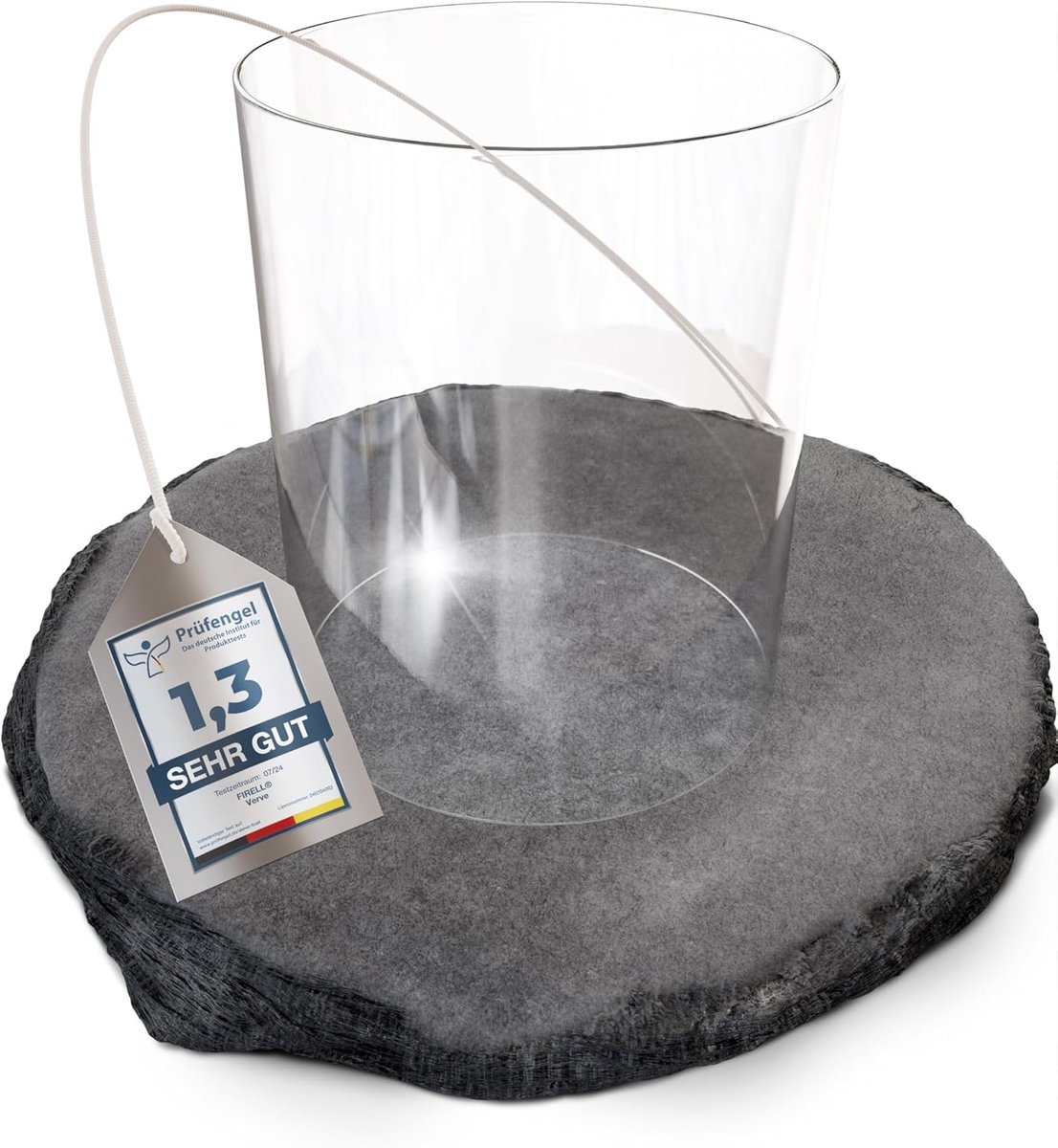 SnelShoppen - Vervangend Glas voor Tafelhaard Verve - Glazen Cilinder 30 cm - Geschikt voor Binnen en Buiten - Perfect voor Tuin, Feesten en Camping