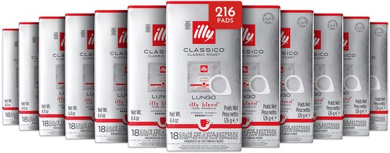 illy - E.S.E. servings Lungo 12 x 18 stuks