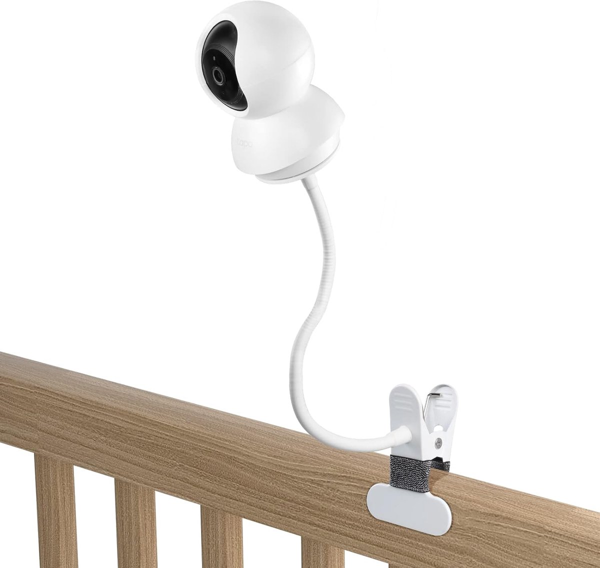 SnelShoppen - Baby Monitor Clip Houder voor WLAN IP Camera's - Geschikt voor Tapo C200/C210/C220/C201/C202/C211/C212/C222/C225/C230 - Stabiele en Veil