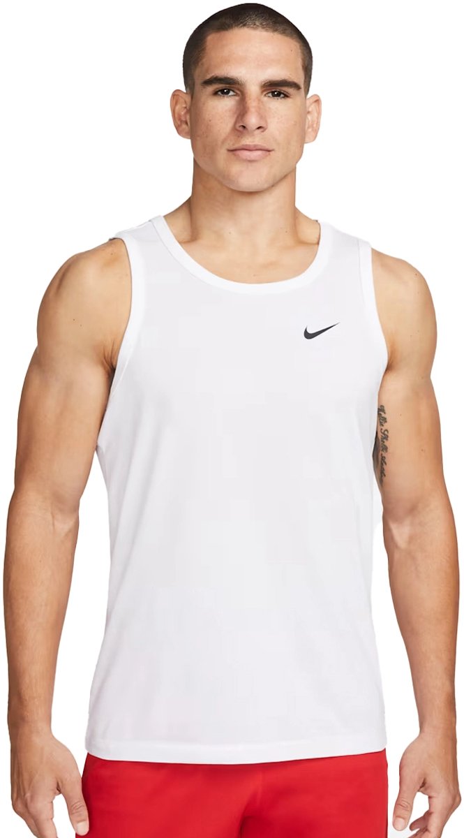 Nike dri-fit training tanktop in de kleur wit.