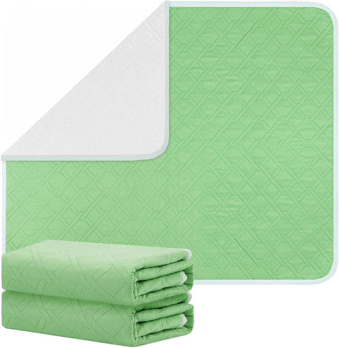 SnelShoppen - Wasbare Bedpads voor Volwassenen, Kinderen en Huisdieren - 70x70 cm - 100% Waterdicht en Absorberend - Ideaal voor Incontinentie, Onderw