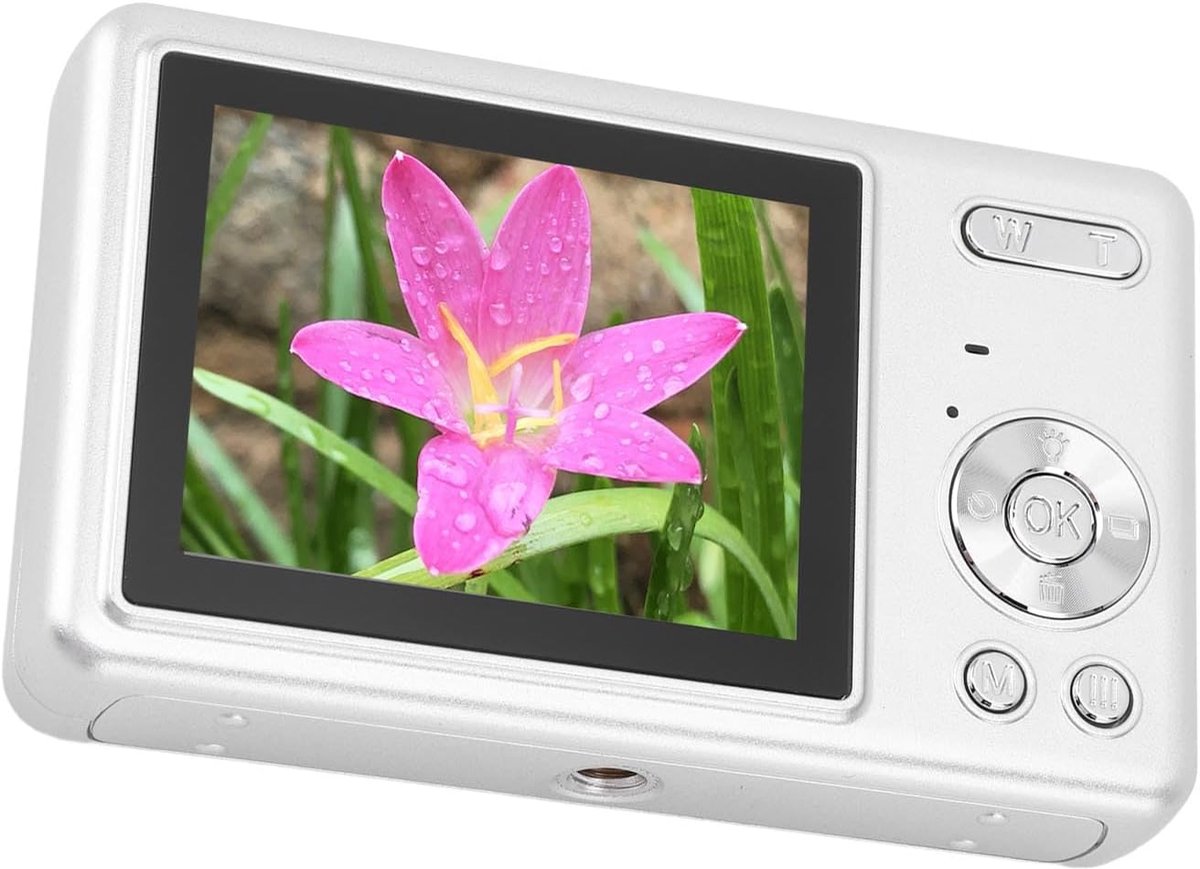 SnelShoppen - 1080P Digitale Camera voor Fotografie en Video, 12MP FHD Compacte Camera met 16x Digitale Zoom, 2.4'' TFT Scherm, Auto Focus Reis Camera