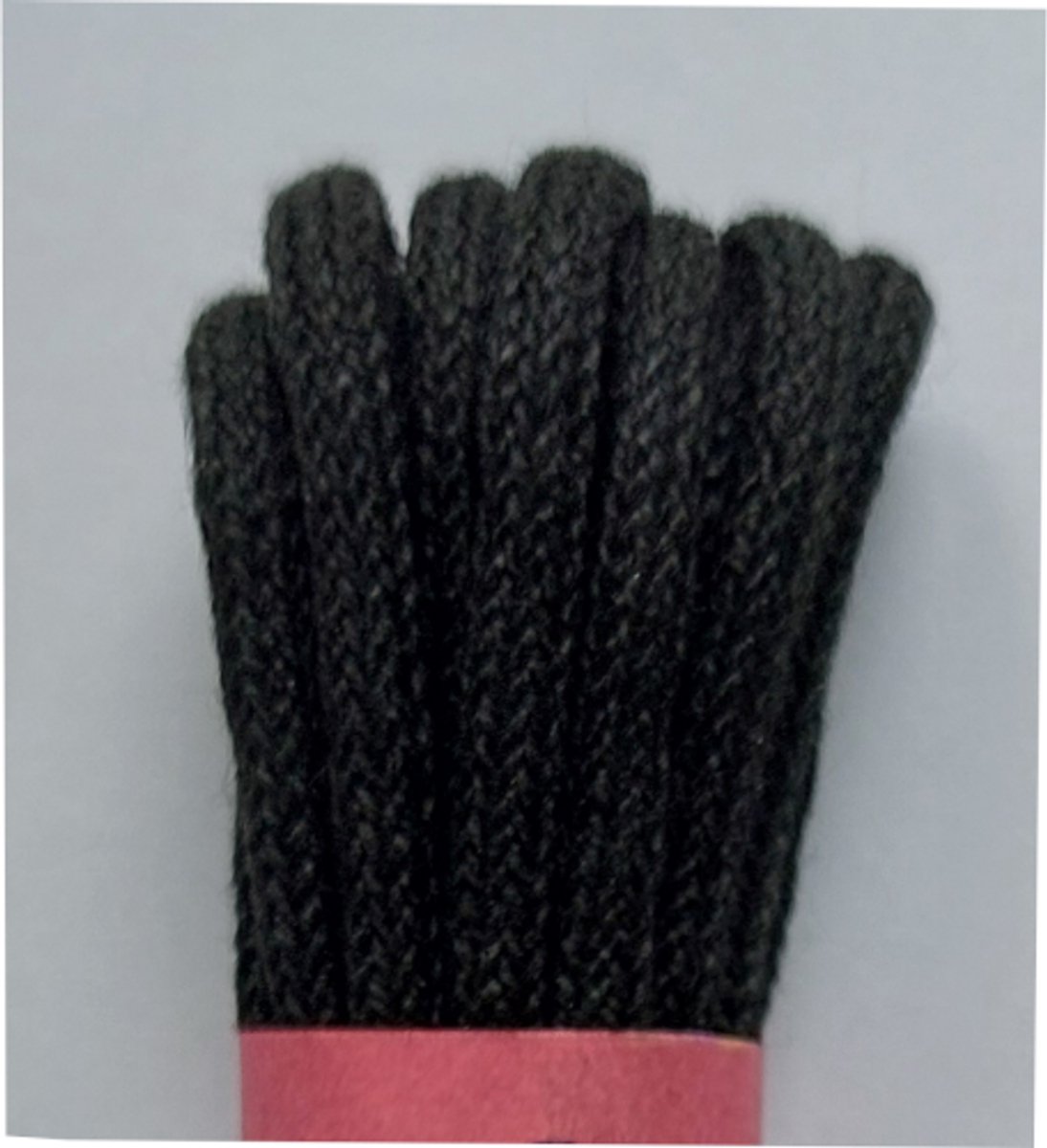 Strickers Veter - Zwart - Extra Dik Rond - Lengte 150 cm - Dikte 4,5 mm - Schoenveter