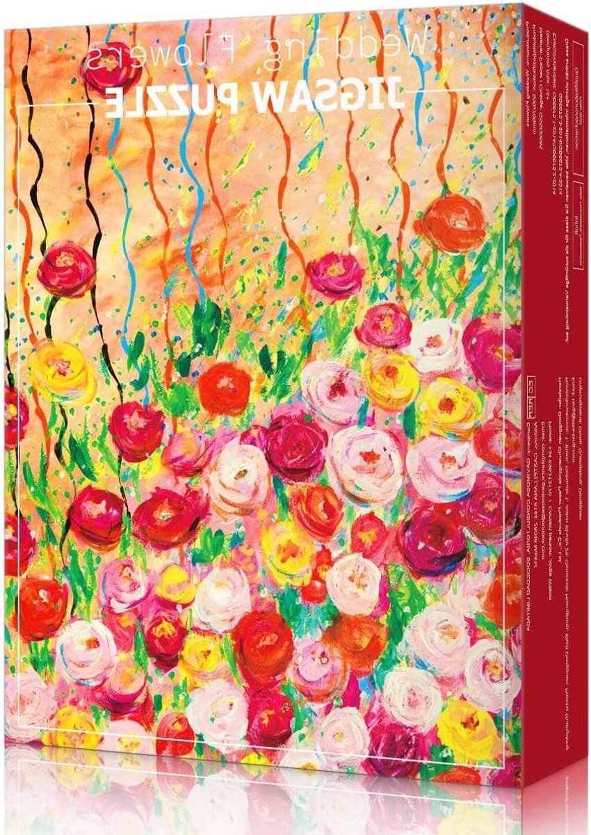 1000-delige Puzzel voor Volwassenen - Klassieke Puzzel met Trouwpetalens Thema, Perfect Cadeau voor Puzzel Liefhebbers