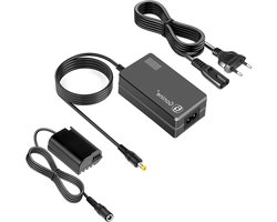 Camera AC Adapter en Dummy Battery Power Supply Kit voor Panasonic LUMIX S5, GH5 II, GH6 en GH7 met DMW-BGS5 Grip
