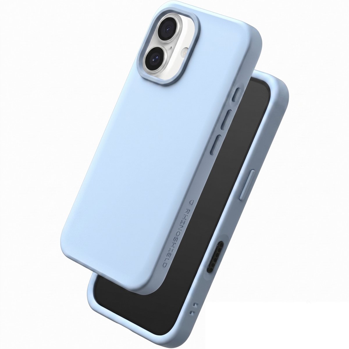 Rhinoshield, Hoesje geschikt voor iPhone 16 Plus Model SolidX Soft Touch Schokbestendig, Koningsblauw