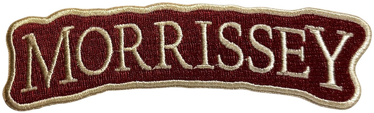 Morrissey - Arched Logo - patch
