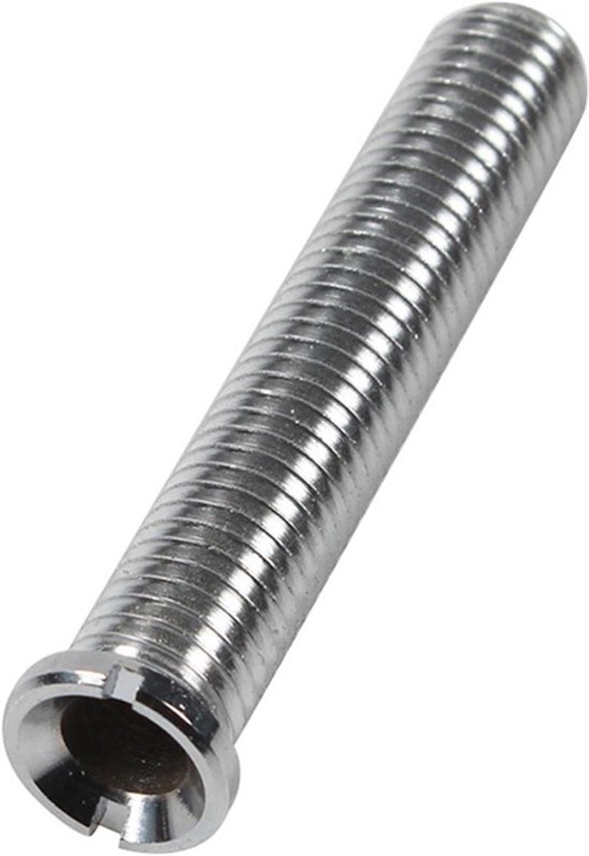 Spoelzeef en stop voor wastafelafvoer, met schroefaansluiting M12 × 70 mm