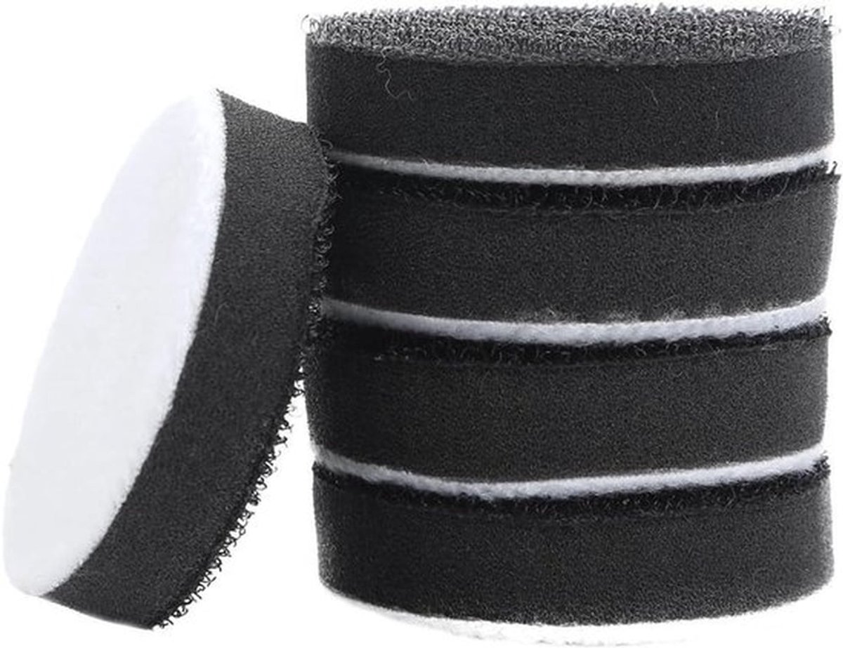 Zachte Schuimbuffering Interfacepad 5,5 cm - 5 Stuks - Schuimkussen - Schuren Polijsten - Sponsbuffersteunpads - 12 mm dik - Zachte Dichtheid - Polijstschijven 75 mm