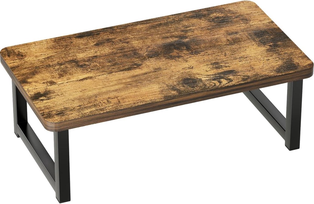 SnelShoppen - Stevig Trapje voor Kinderen en Volwassenen - Antislip Voetensteun voor Keuken, Badkamer en Slaapkamer - Houten Ladder met Stalen Basis