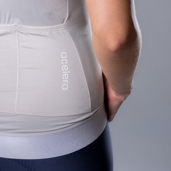 Acelera Essential Wielershirt - Fietsshirt Dames Korte Mouw - Wielrenshirt - Fietskleding - Groen - Maat L van Acelera — afbeelding 3