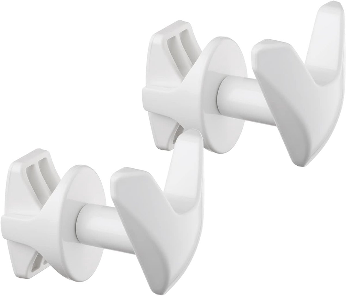 SnelShoppen - 2 Handy Vip Handdoekradiator - Handdoekhouders voor Radiator, Wit, Eenvoudig te Bevestigen, Ruimtebesparend, Ideaal voor Badkamer en Keu