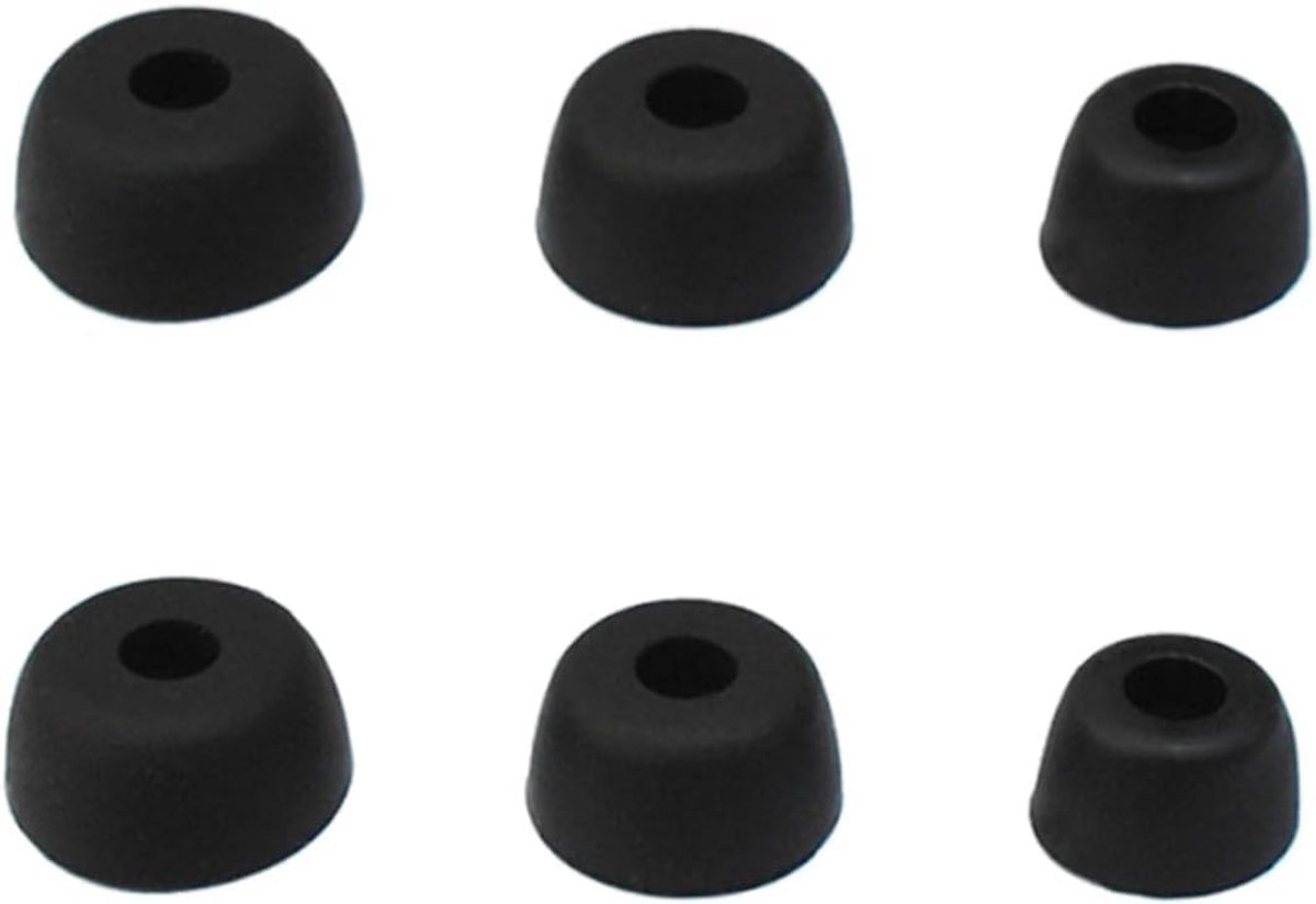 SnelShoppen - 3 Pairs Vervangende Oordopjes voor Jabra Elite 75t/65t/Active/Sport Evolve, Silicone Oorkussens S/M/L, Comfortabele Earmuffs voor Langdu