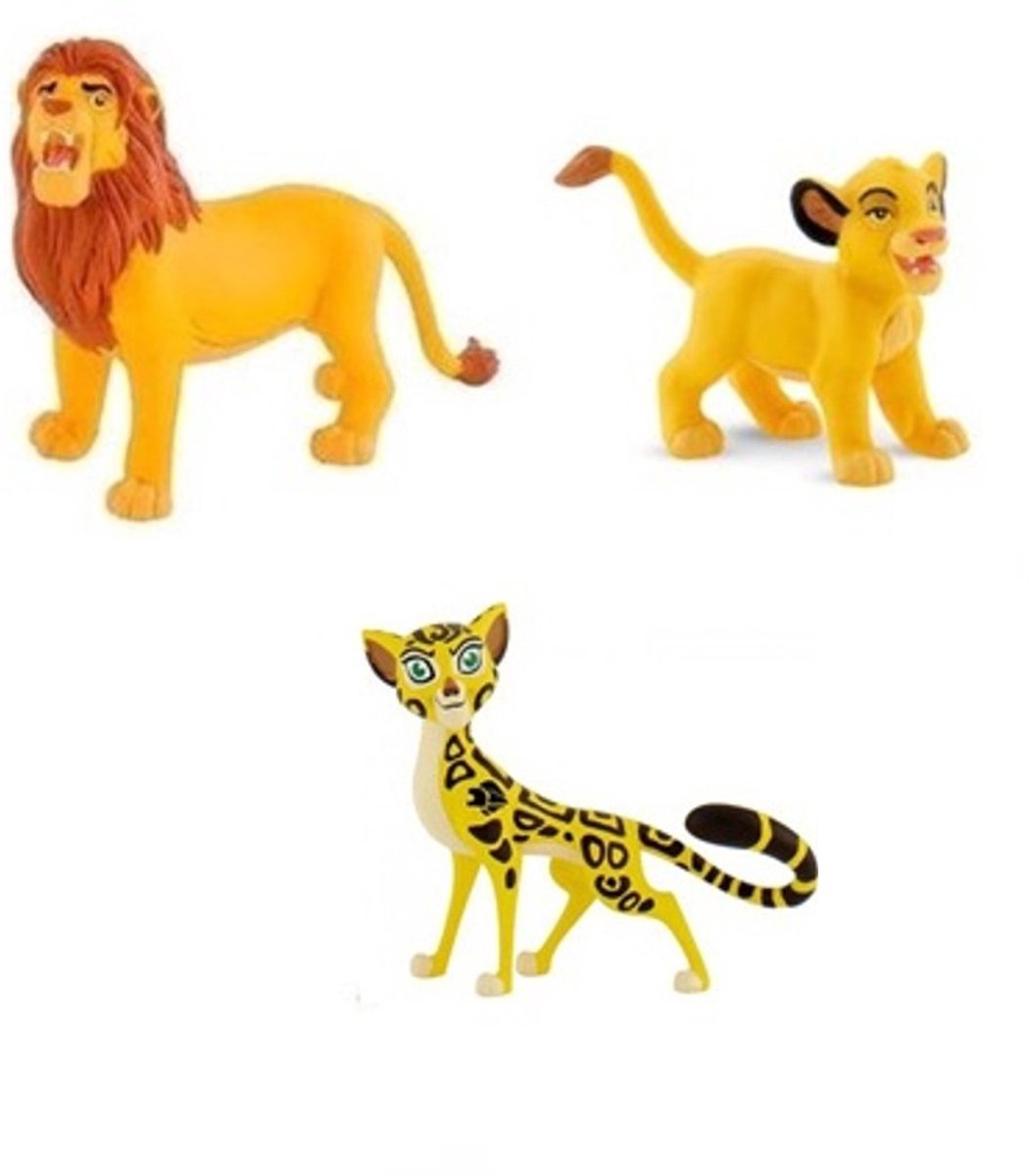 Bullyland Leeuwenkoning/ Lion King speelset met o.a. Simba 4-8cm