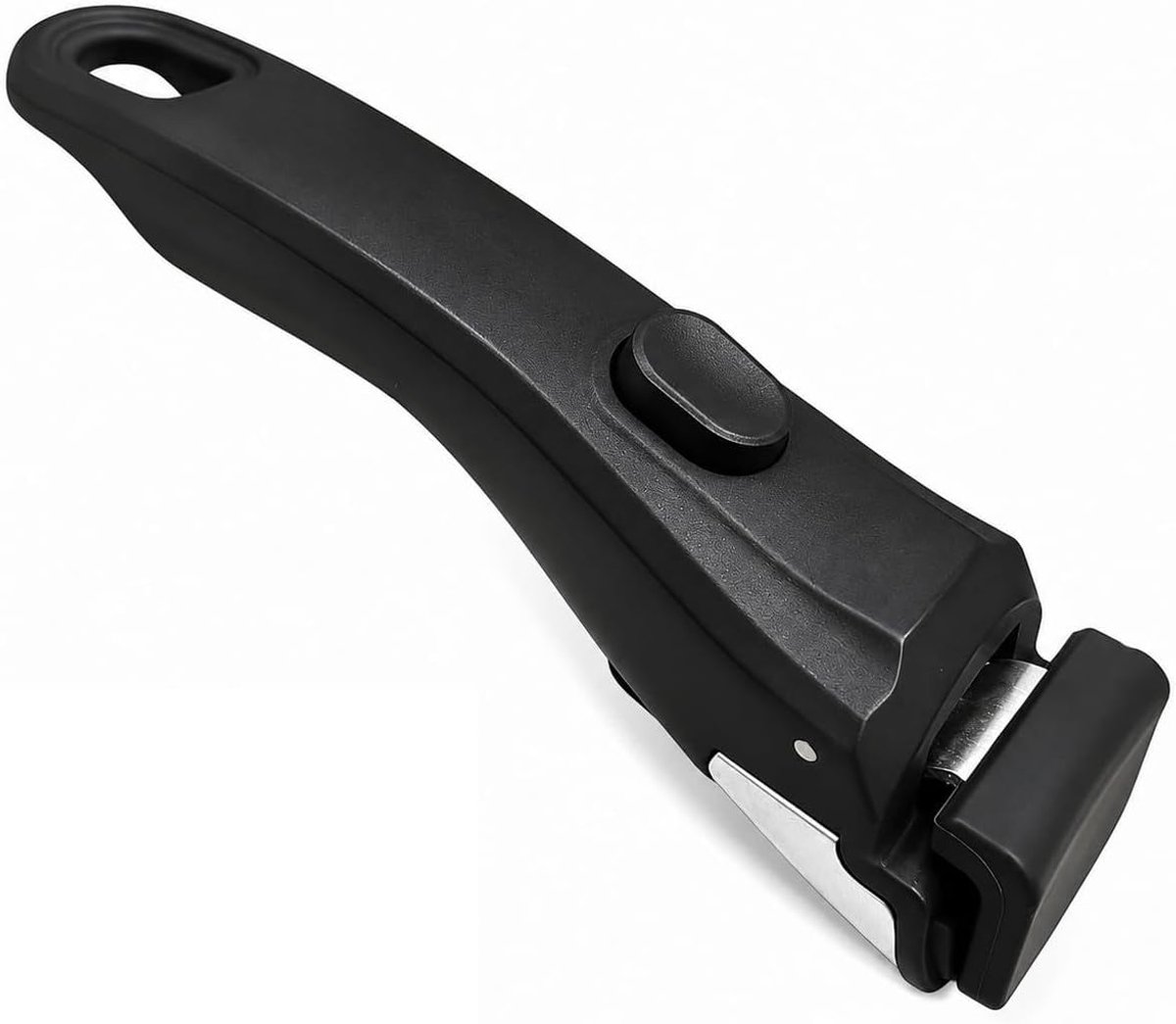 SnelShoppen - Verwijderbare universele panhandgreep met verstelbare spanning, hittebestendig tot 250 °C, roestvrij staal en silicone, antislip, duurza
