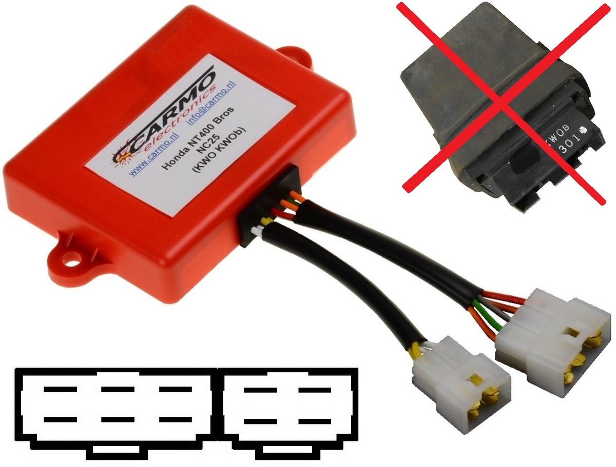 Carmo CARI-HO-NT-NVT-Bros-MS9-KWO Honda NT400 NTV600 - ontsteking CDI