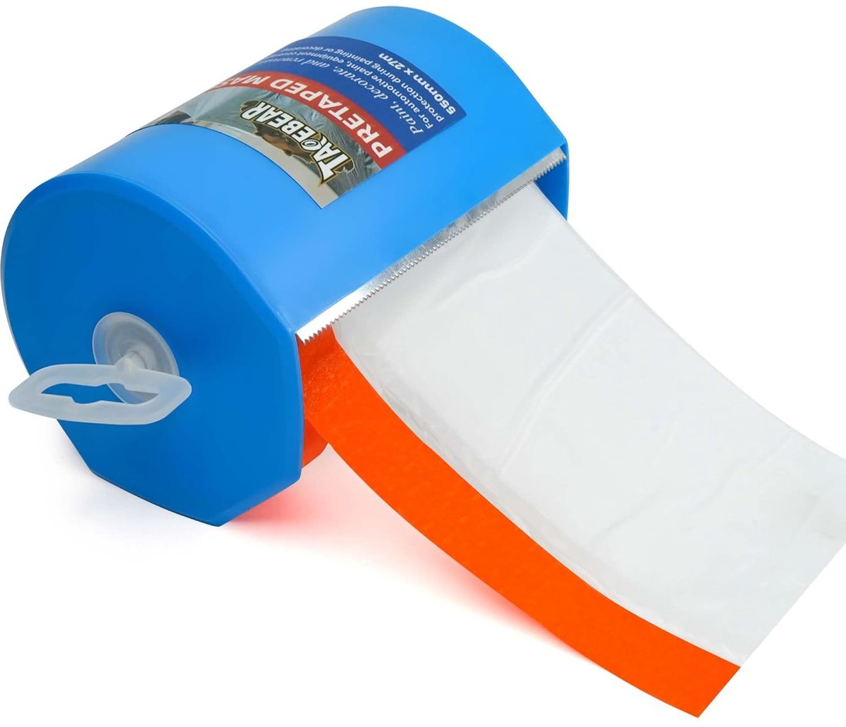 SnelShoppen - Moulded Painting Film 550 mm x 27 m met Dispenser, Plastic Bescherming voor Auto, Meubels, Huishoudelijke Apparaten, Verfprojecten