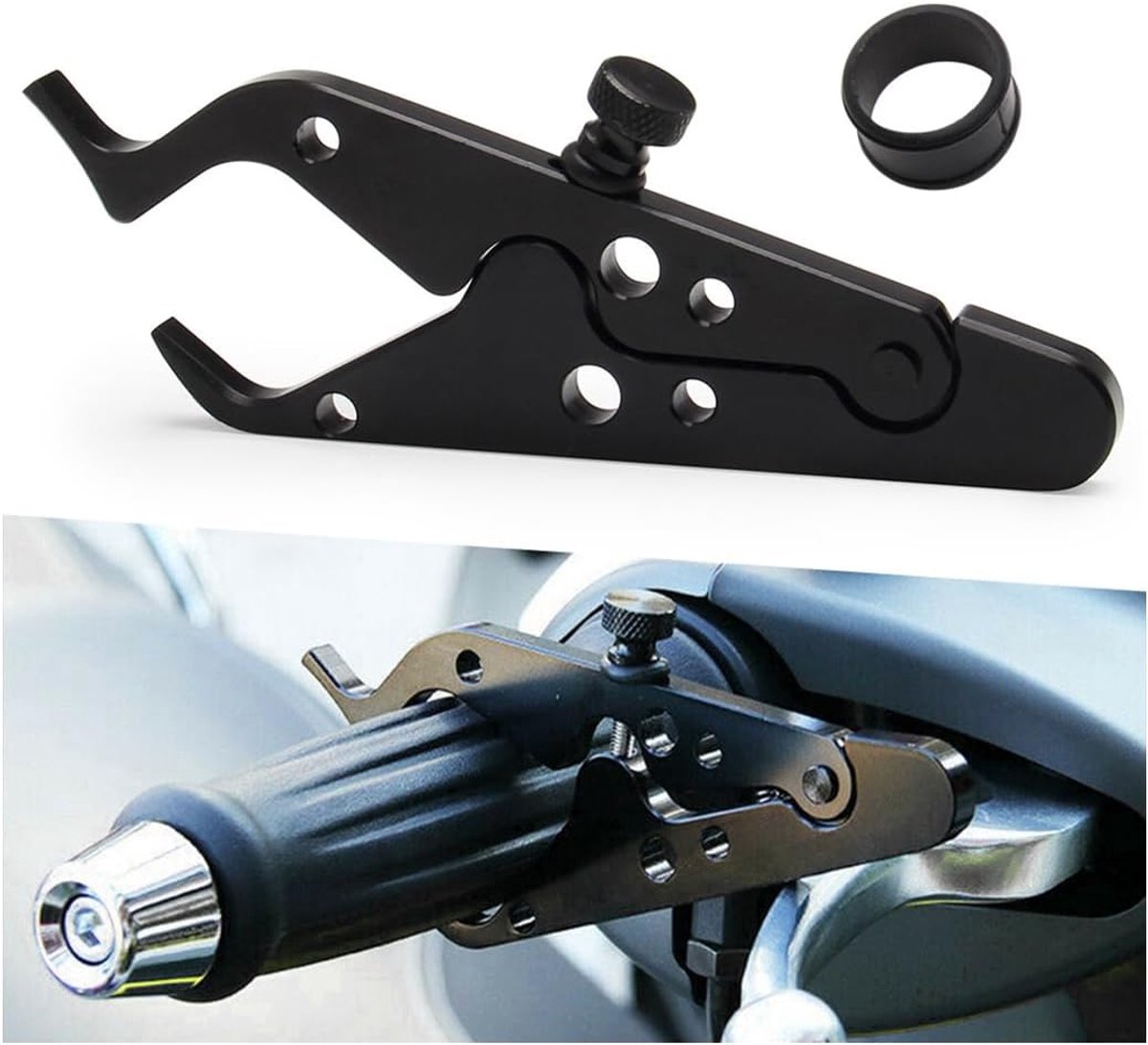 SnelShoppen - Motorfiets Cruise Throttle Speed Controller Lock, Aluminium Throttle Control Tool, Duurzaam en Corrosiebestendig, Voor Gemakkelijk Motor
