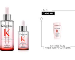 Kérastase Genesis Serum Duo + Cadeau - Serum Anti-Chute Fortifiant 90ml & Travelsize 30ml + Bain Hydra-Fortifiant 30ml Cadeau- Anti-haaruitval serum voor verzwakt haar, gevoelig voor haaruitval