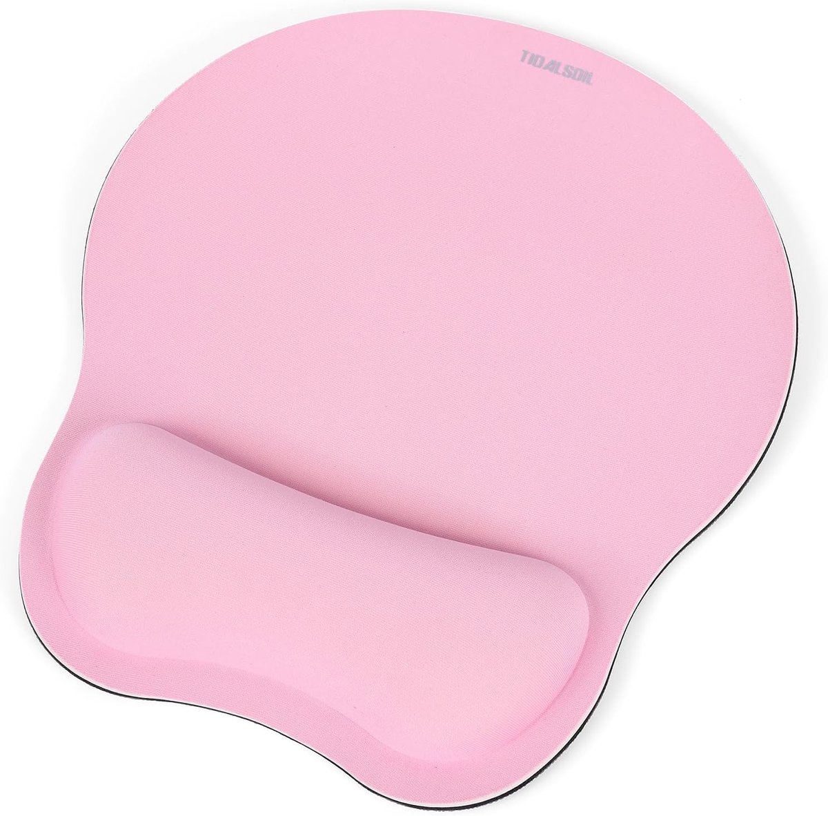 SnelShoppen - Ergonomische Muismat met Polssteun, Geheugenfoam, Antislip PU Onderkant, Pijnverlichting Muismat voor Kantoor en Thuis, Roze