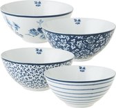 Laura Ashley Blueprint Collectables Set van 4 Kommen 42 cl