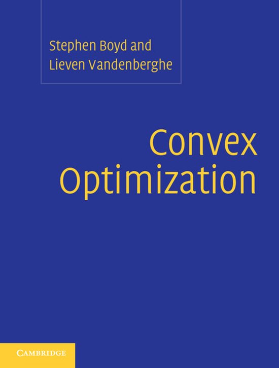 Convex Optimization - cover
