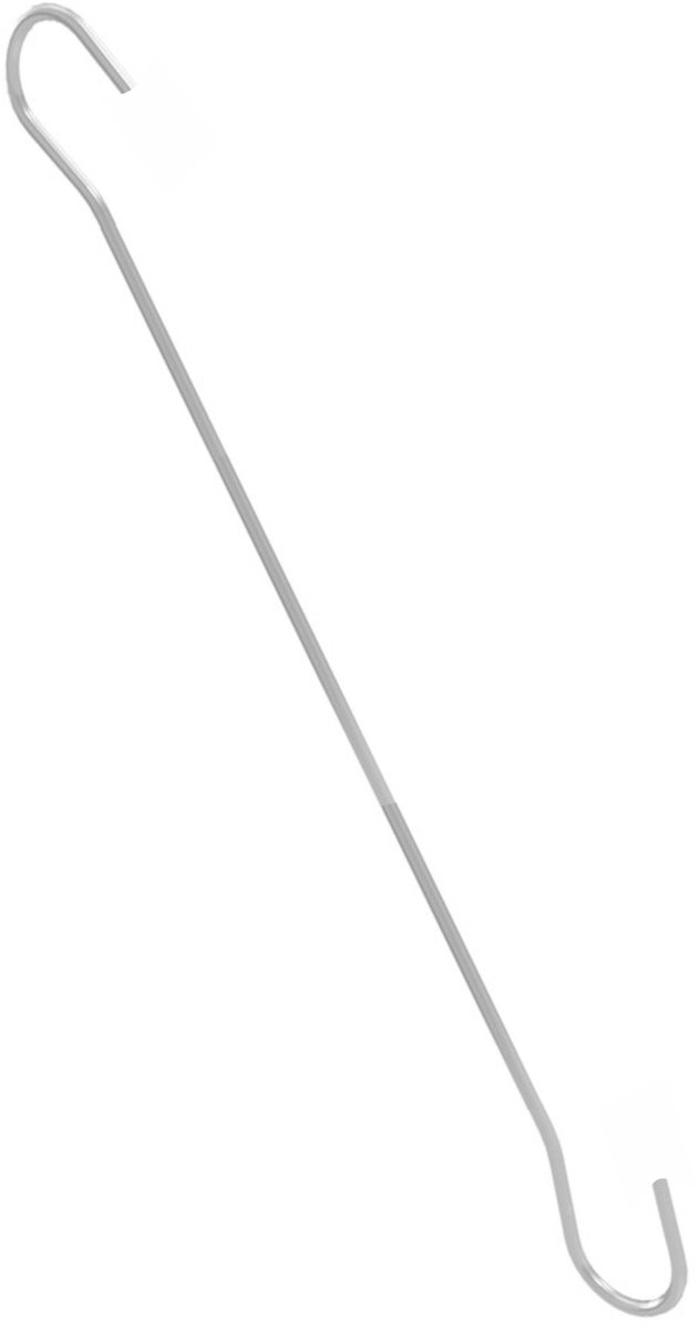 100 stuks - C-Haak / Ophanghaak - 50cm - Verzinkt Staal - type CH-50