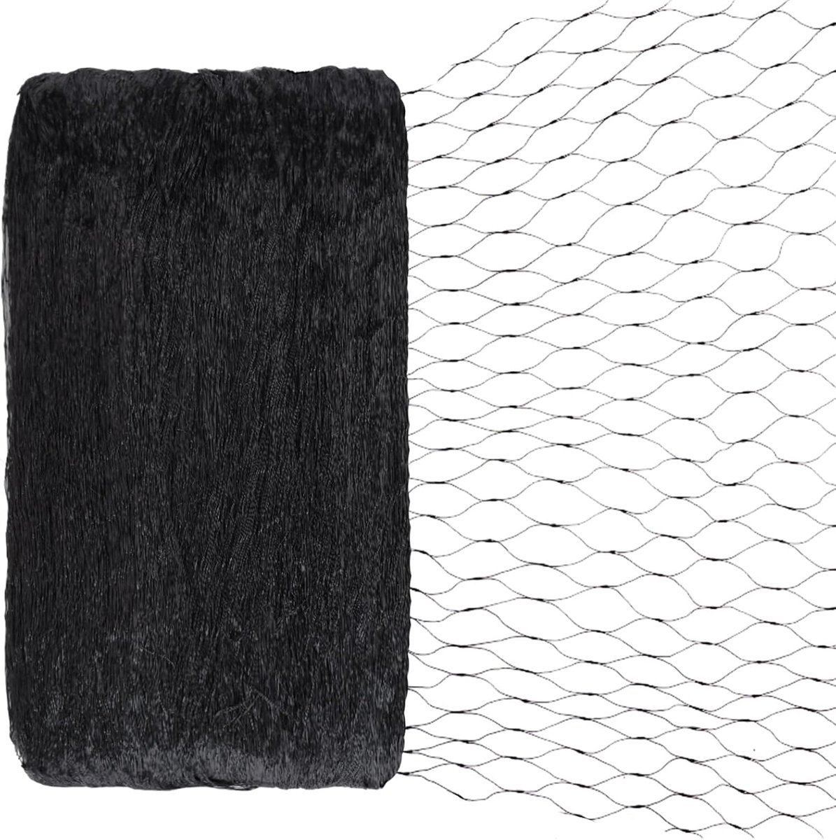 SnelShoppen - Bird Net 4x15 m, Fijnmazig Vogelnet, Plantbescherming, Stabiele Bladnet, Tuinnet voor Groentebedden, Kippen, Vijvers, Kersenbomen, Met 1
