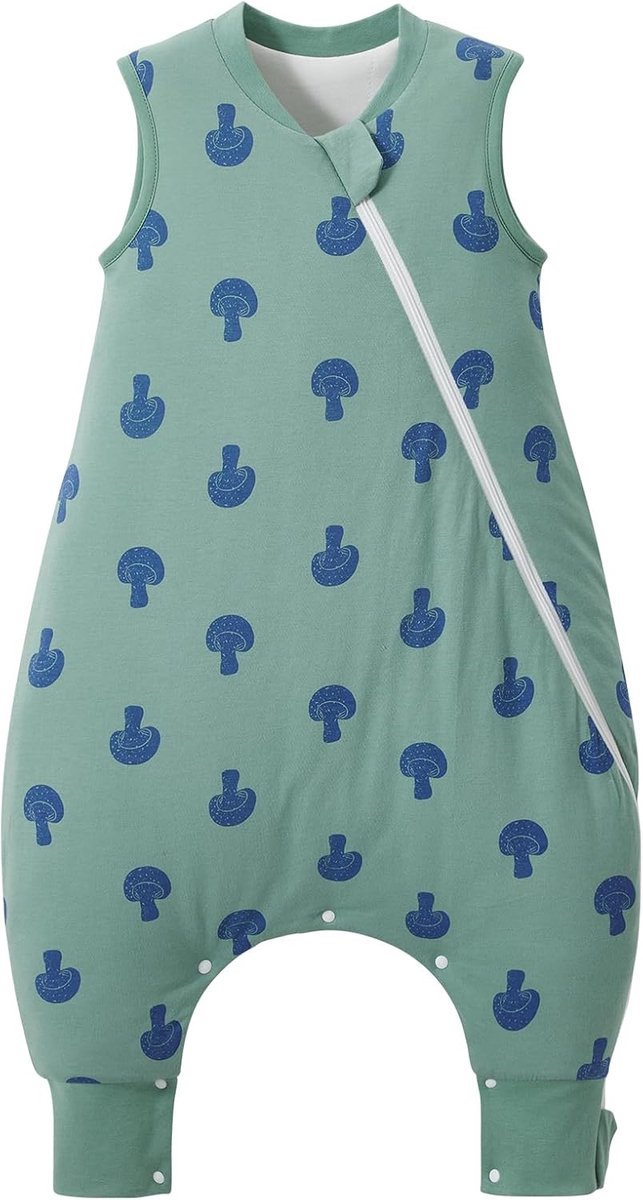 SnelShoppen - Duomiaomiao Slaapzak met Voeten, 100% Katoen, 1.5 Tog, Ruim en Comfortabel voor Kinderen 3-4 Jaar, Perfect voor Binnen en Buiten, The Mu
