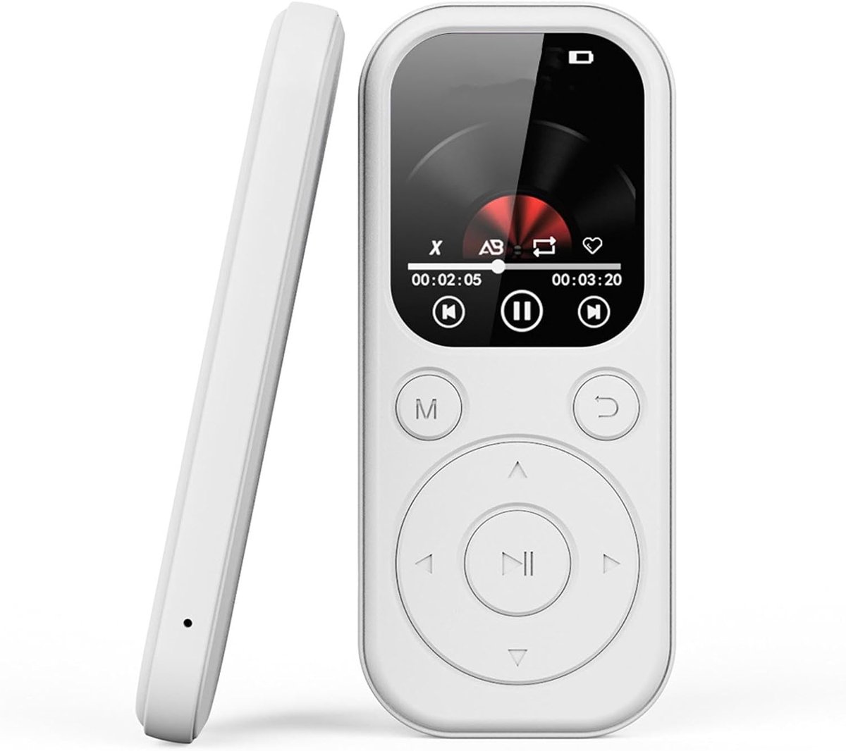 SnelShoppen - Draagbare MP3 Speler met Bluetooth 5.4, HiFi Speaker, Video Afspelen, FM Radio, E-Book Lezer, Alarmklok, 48 Uur Afspeeltijd, Ondersteunt