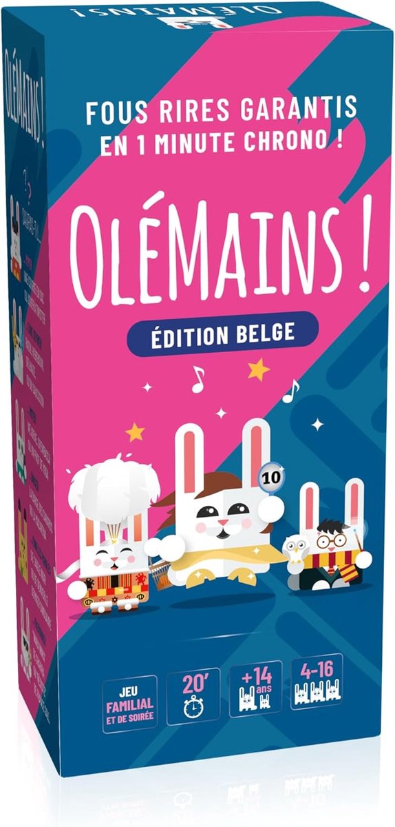 SnelShoppen - Olé Mains! Bordspel - Belgische Editie - Gezellig Familie- en Feestspel - 600 Kaarten - Voor Volwassenen en Tieners - Lachen met Vriende