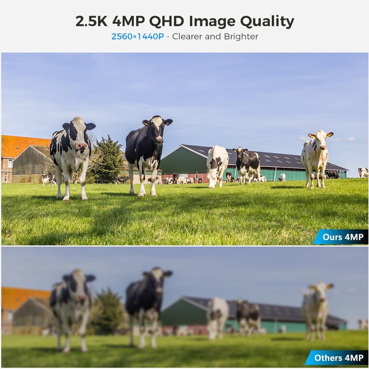 SnelShoppen - 2.5K 4MP 3G/4G LTE Buiten Beveiligingscamera met SIM Kaart, PTZ IP Camera Buiten, Persoonsdetectie, Auto Tracking, Kleur Nachtzicht, 2-W