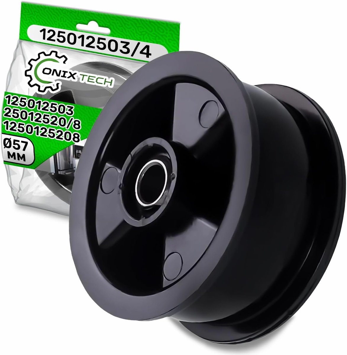 SnelShoppen - Tensioner voor droogtrommel riem 57mm - Spanner voor AEG, Electrolux, Juno, Zanussi - 5 jaar garantie - ONIX TECH