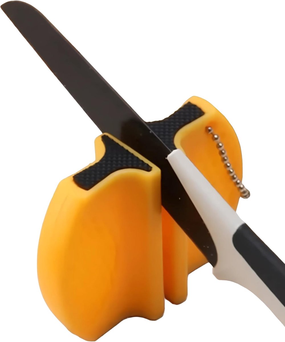 SnelShoppen - Pocket Slijper met Keramische en Metalen Bladen voor Fijn en Grof Slijpen - Ideaal voor Keuken, Buiten, Camping - Handzaam en Veilig