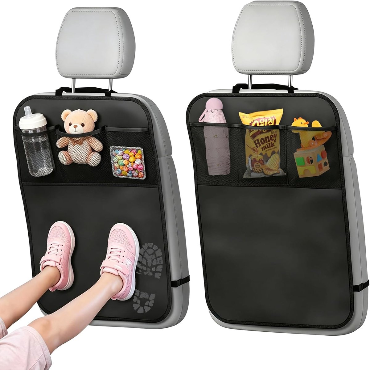 SnelShoppen - Kinderen Autostoel Beschermhoes - Universele Zitplaats Bescherming - Waterdicht, Antislip, Duurzaam Materiaal - Perfect voor Auto - Zwar