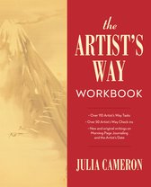 The Artist's Way Workbook met op de linkerhelft een schildering van een berg en op de rechterhelft de titel in rode letters.