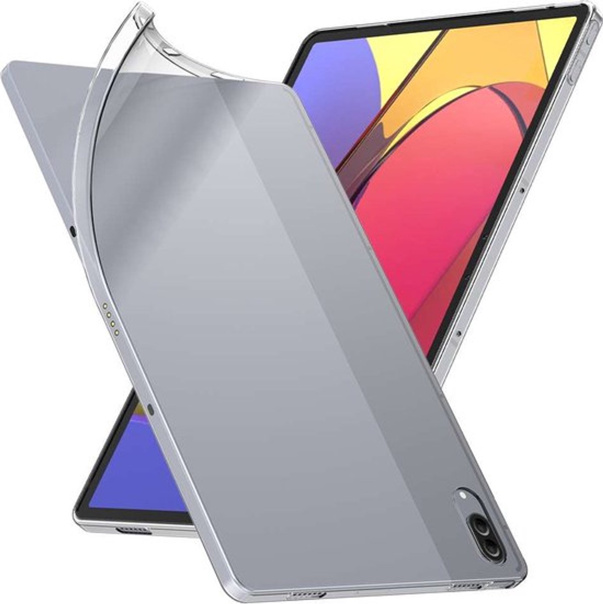 ebestStar - Hoes geschikt voor Lenovo Tab P11 Pro, Back Cover, Beschermhoes anti-luchtbellen hoesje, Transparant