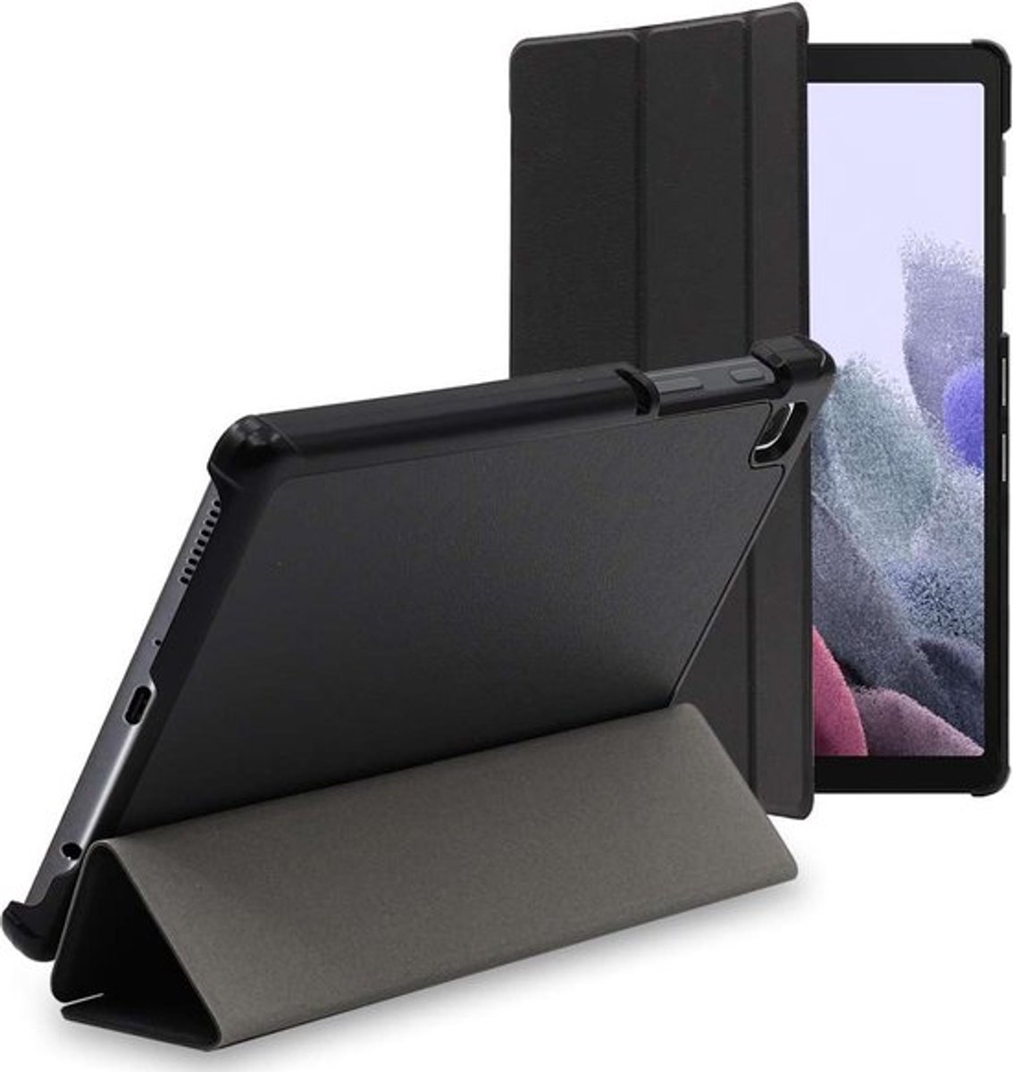ebestStar - Hoes geschikt voor Samsung Galaxy Tab A7 Lite 8.7 T220 T225, Slanke Design PU Lederen Etui, Automatische Slaap/Wake, SmartCase hoesje, Zwart