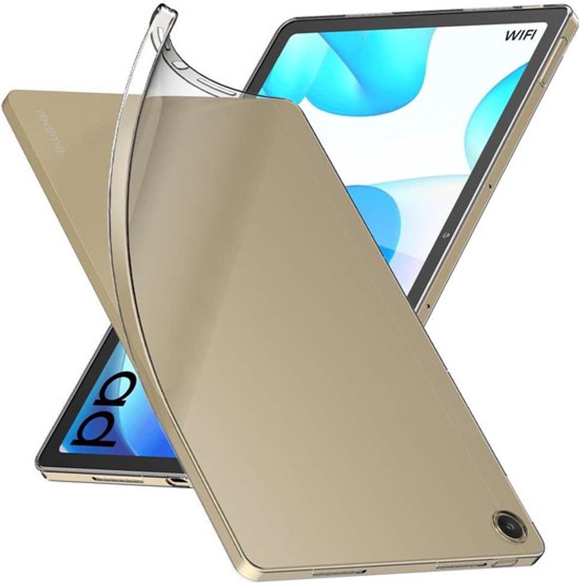 ebestStar - Hoes geschikt voor Realme Pad 10.4 (2021), Back Cover, Beschermhoes anti-luchtbellen hoesje, Transparant