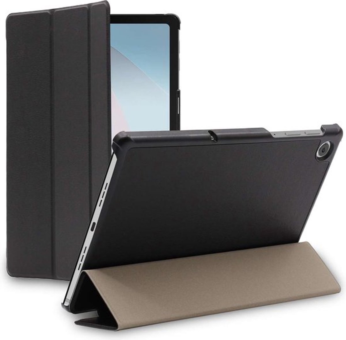 ebestStar - Hoes geschikt voor Oppo Pad Air, Slanke Design PU Lederen Etui, Automatische Slaap/Wake, SmartCase hoesje, Zwart